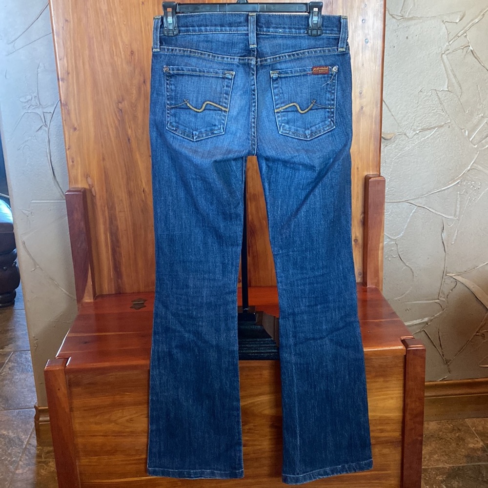 7 For All Mankind Size 25 Medium Wash Bootcut Jeans - Picture 2 of 6